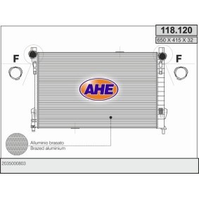 Kühler, Motorkühlung 118.120 von AHE günstig für 146,29 € online kaufen