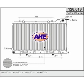 Kühler, Motorkühlung für SUBARU von AHE