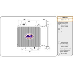 Kühler, Motorkühlung 129.059 von AHE günstig für 143,29 € online kaufen