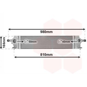 Comprar Intercooler de VAN WEZEL 13014707 a bajo precio de 514,53 €