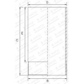 Comprar Camisa del cilindro de GOETZE ENGINE 14-018920-00 a bajo precio de 37,36 €