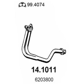 Abgasrohr 14.1011 von ASSO günstig für 106,50 € online kaufen