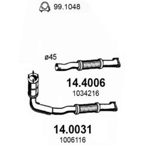 Abgasrohr für FORD von ASSO