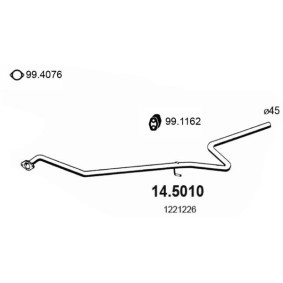 Abgasrohr 14.5010 von ASSO günstig für 114,80 € online kaufen