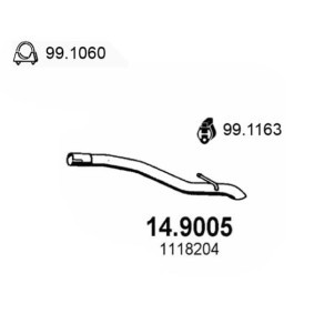 Abgasrohr 14.9005 von ASSO günstig für 77,41 € online kaufen
