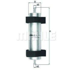 Kraftstofffilter für PORSCHE von MAGNETI MARELLI