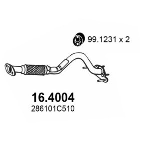 Abgasrohr für HYUNDAI von ASSO