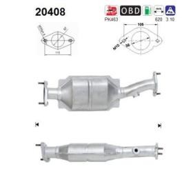 Acquista Catalizzatore da AS online per MONDEO III Station wagon (BWY) a prezzi moderati