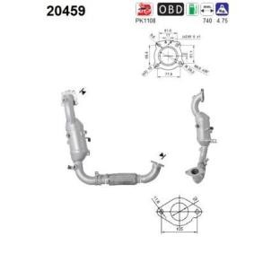 Acquista Catalizzatore da AS online per Mondeo V Hatchback (CE) a prezzi moderati