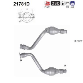 Katalysator für NISSAN von AS
