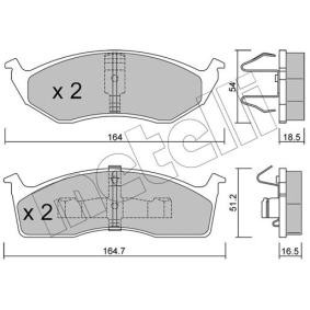 Achetez des Plaquettes de frein METELLI 22-0356-0 à prix pour 30,79 €