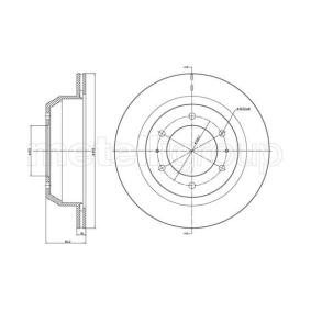 Achetez des Disque de frein METELLI 23-1695C à prix pour 45,72 €