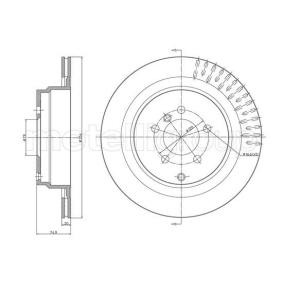 Compre Disco de travão da METELLI 23-1731C a um preço baixo por 11,72 €