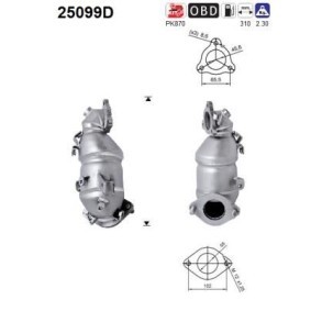 Katalysator 25099D von AS günstig für 316,58 € online kaufen