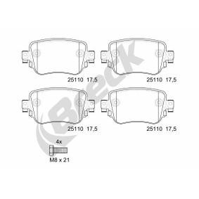 Achetez des Plaquettes de frein BRECK 25110 00 704 00 à prix pour 48,12 €