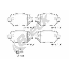 Achetez des Plaquettes de frein BRECK 25110 00 704 10 à prix pour 48,12 €