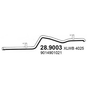 Abgasrohr für MERCEDES-BENZ von ASSO