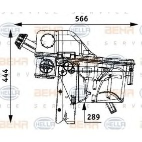 Ausgleichsbehälter für MERCEDES-BENZ von HELLA