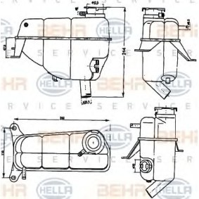 Ausgleichsbehälter 8MA 376 755-171 von HELLA günstig für 36,01 € online kaufen