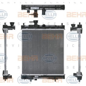 Kühler, Motorkühlung 8MK 376 718-431 von HELLA günstig für 88,00 € online kaufen