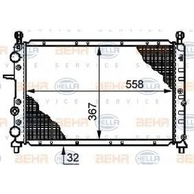 Kühler, Motorkühlung für LANCIA von HELLA