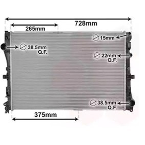 Kühler, Motorkühlung 30012702 von VAN WEZEL günstig für 155,58 € online kaufen