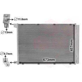Klimakondensator 30015703 von VAN WEZEL günstig für 163,49 € online kaufen