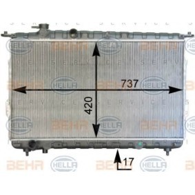 Kühler, Motorkühlung 8MK 376 762-481 von HELLA günstig für 146,90 € online kaufen