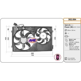 Kühlerlüfter 302.084 von AHE günstig für 188,58 € online kaufen