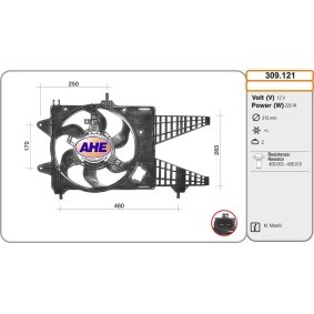 Kühlerlüfter 309.121 von AHE günstig für 122,58 € online kaufen