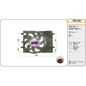 Kühlerlüfter 309.228 von AHE günstig für 129,86 € online kaufen