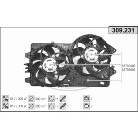 Kühlerlüfter 309.231 von AHE günstig für 245,27 € online kaufen