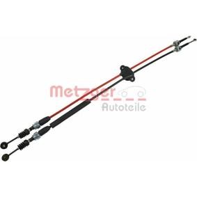 Seilzug, Schaltgetriebe 3150081 CHEVROLET von METZGER