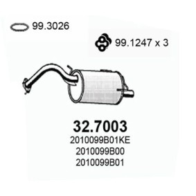 Endschalldämpfer 32.7003 von ASSO günstig für 104,42 € online kaufen