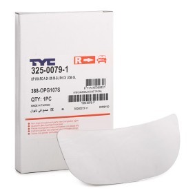 Spiegelglas, Außenspiegel 325-0079-1 von TYC günstig für 10,94 € online kaufen