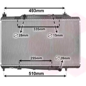 Kühler, Motorkühlung 33012701 von VAN WEZEL günstig für 256,05 € online kaufen