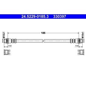 Bremsschlauch 24.5229-0185.3 von ATE günstig für 14,71 € online kaufen