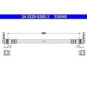 Bremsschlauch 24.5229-0265.3 von ATE günstig für 26,87 € online kaufen