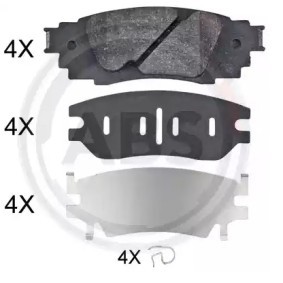 Compre Pastilhas de travão de A.B.S. online para Prius V (XW60) a preços moderados