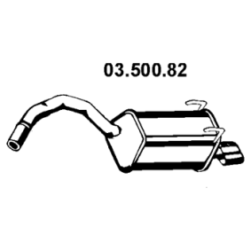 Endschalldämpfer 03.500.82 von EBERSPÄCHER günstig für 290,93 € online kaufen