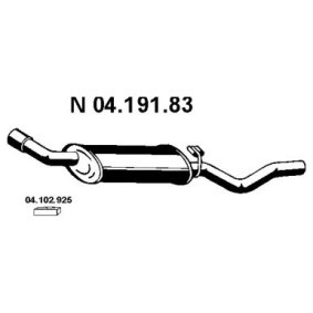 Endschalldämpfer 04.191.83 von EBERSPÄCHER günstig für 80,34 € online kaufen