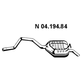 Endschalldämpfer 04.194.84 von EBERSPÄCHER günstig für 125,12 € online kaufen