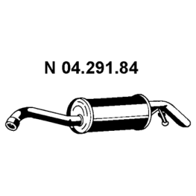 Endschalldämpfer 04.291.84 von EBERSPÄCHER günstig für 36,58 € online kaufen