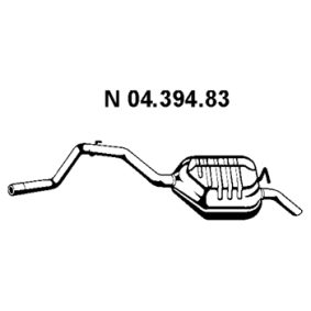 Endschalldämpfer 04.394.83 von EBERSPÄCHER günstig für 135,60 € online kaufen