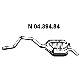 Endschalldämpfer 04.394.84 von EBERSPÄCHER günstig für 129,31 € online kaufen