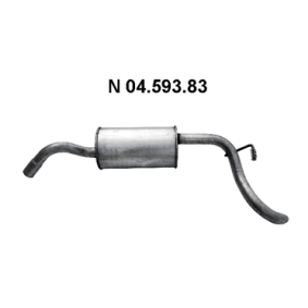 Endschalldämpfer 04.593.83 von EBERSPÄCHER günstig für 114,04 € online kaufen