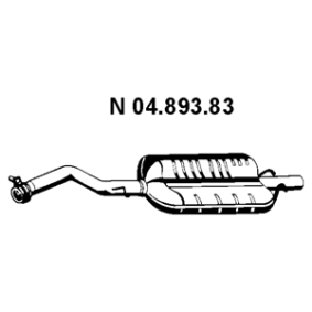 Endschalldämpfer 04.893.83 von EBERSPÄCHER günstig für 127,32 € online kaufen