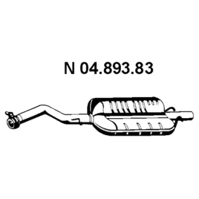 Endschalldämpfer 04.893.84 von EBERSPÄCHER günstig für 134,97 € online kaufen