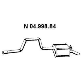 Endschalldämpfer 04.998.84 von EBERSPÄCHER günstig für 149,09 € online kaufen