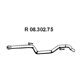 Abgasrohr 08.302.75 von EBERSPÄCHER günstig für 97,61 € online kaufen